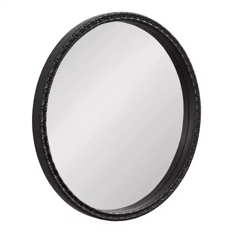 Kate & Laurel All Things Decor 30x30 Stallworth Decorative Round Mirror