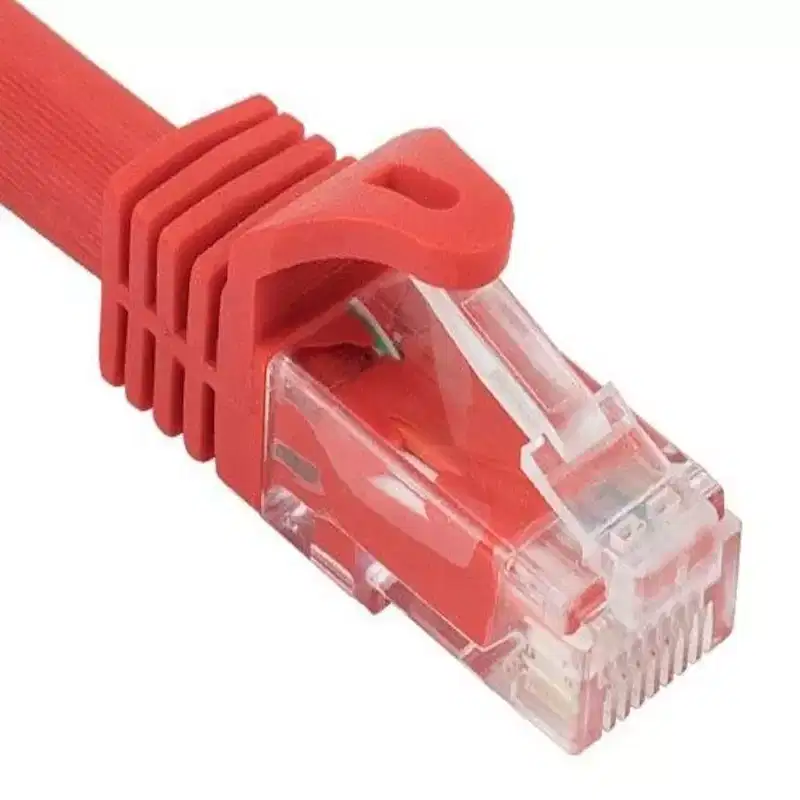 SANOXY Cables and Adapters; 35ft Cat6a 600 MHz UTP Snagless Ethernet Network Patch Cable, Red