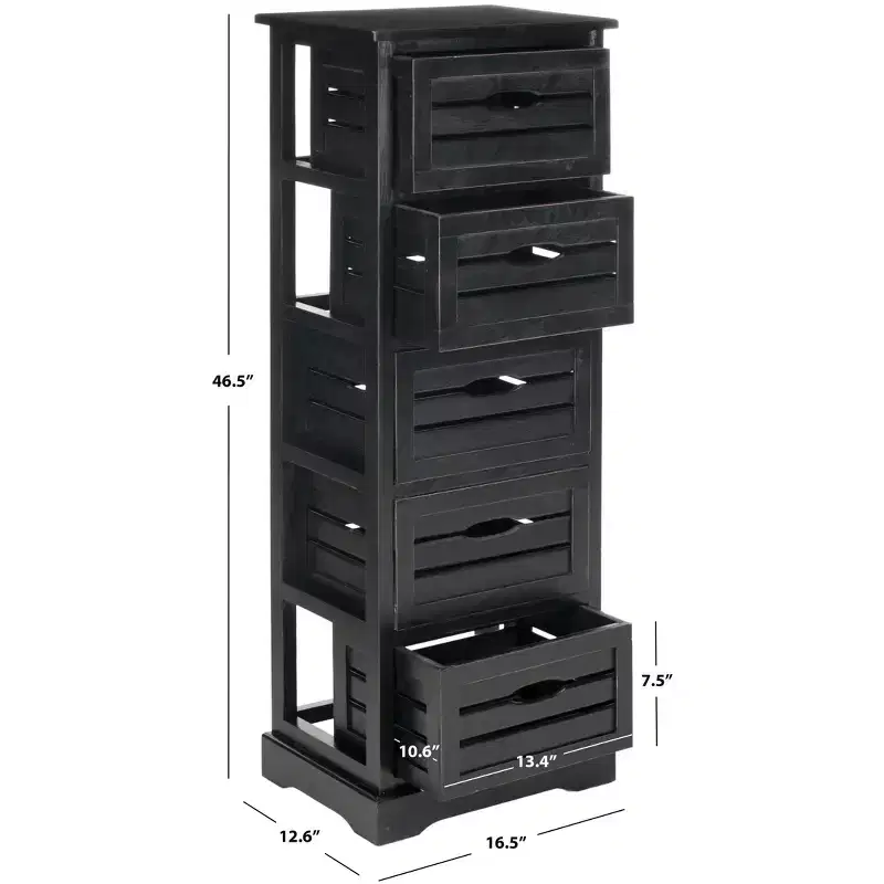 Samara 5 Drawer Cabinet - AMH5714 - Safavieh Couture