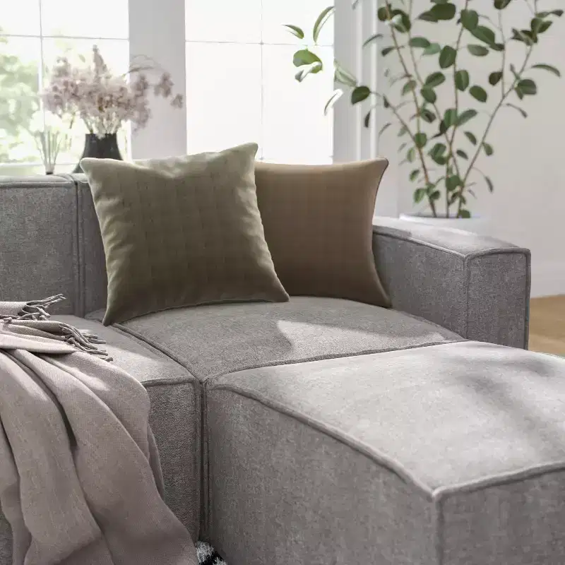 Merrick Lane Modular Right Side Chair with Arm Rest