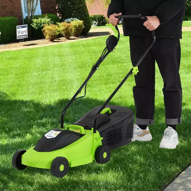 BestMassage Electric Lawn Mower Grass Cutter Machine Corded 12 Amp Dethatcher