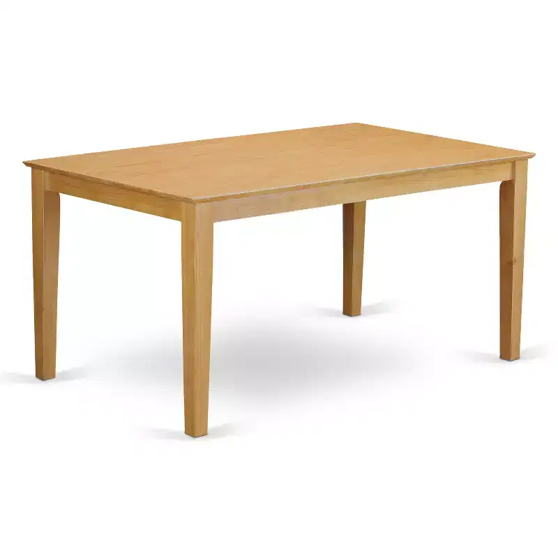 HomeStock Belmont Small Kitchen Table Set - Dining Table And Dining Chairs, Oak