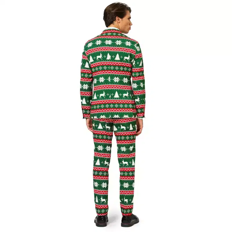 OppoSuits Men's Christmas Suit - Festive Green