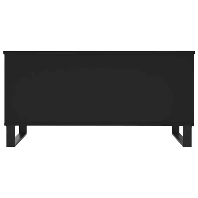 vidaXL Coffee Table White Engineered Wood, Metal Medium Coffee Table