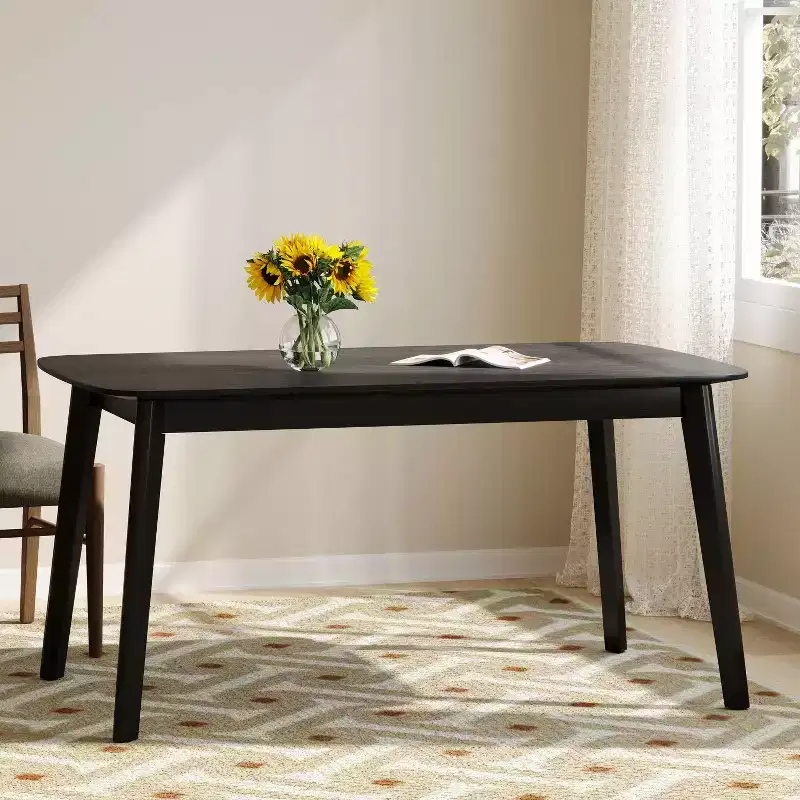 GDFStudio Anne Mid Century Modern Wood Dining Table
