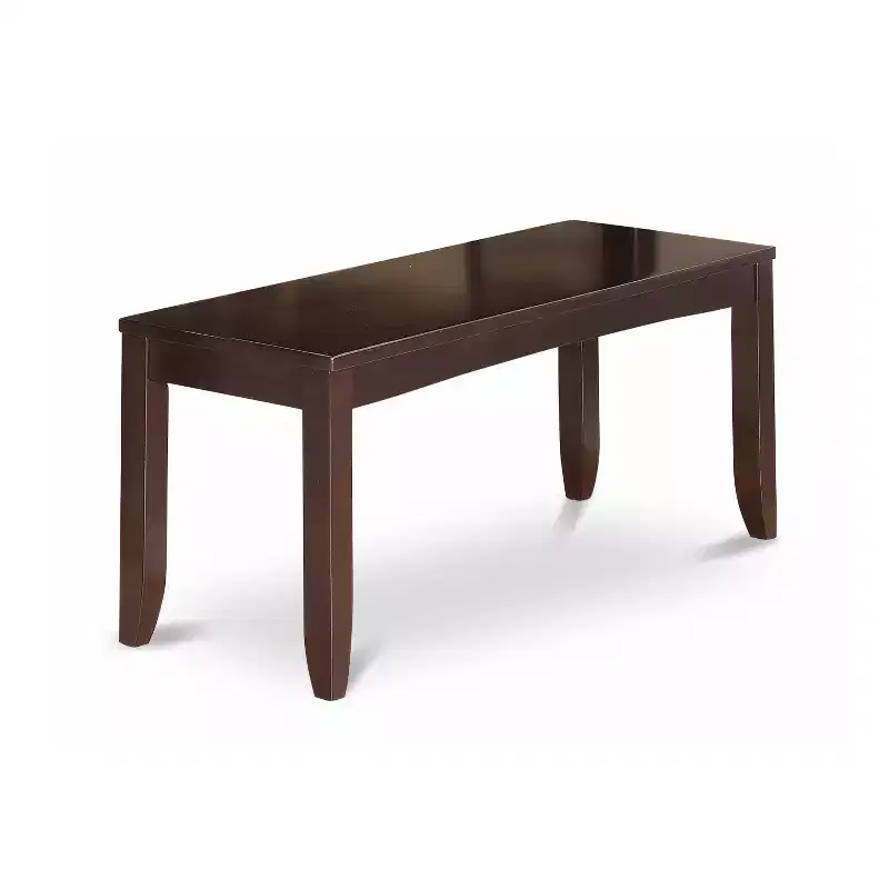 Dining Room Set - Table with Chairs - Eclectic Style - Cappuccino Finish - Kitchen Dinette Set