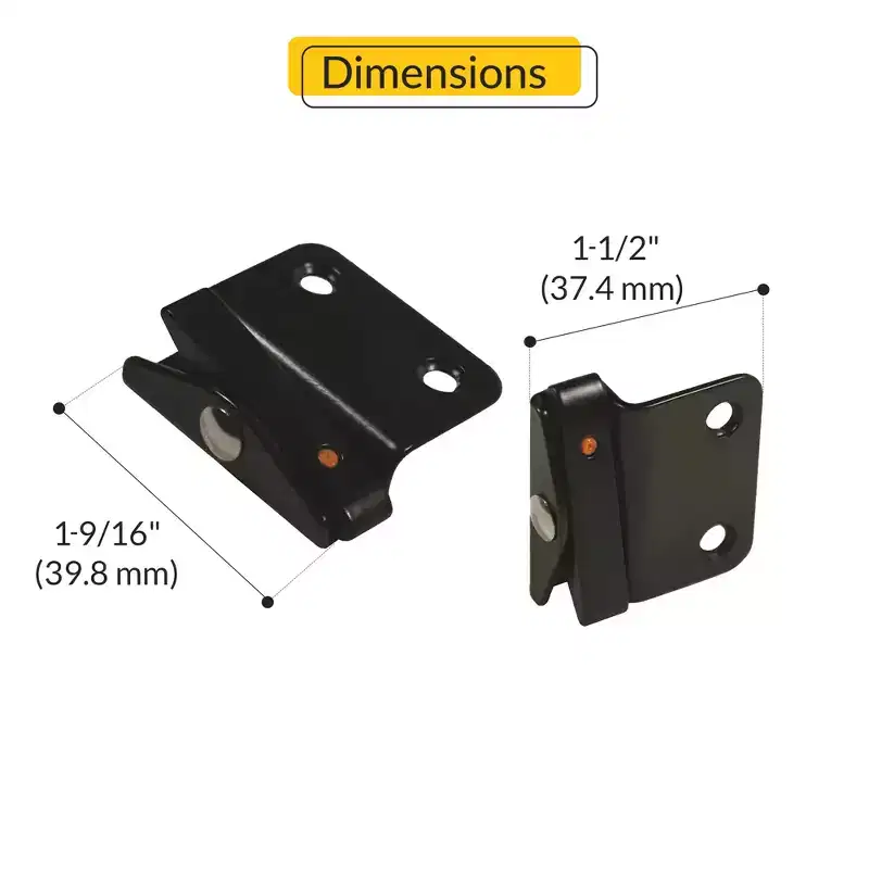 Brixwell 50-1363sborbz Double Hung Vent Lock Single Action Retro Fit Set Oil Rubbed Bronze Finish Pair