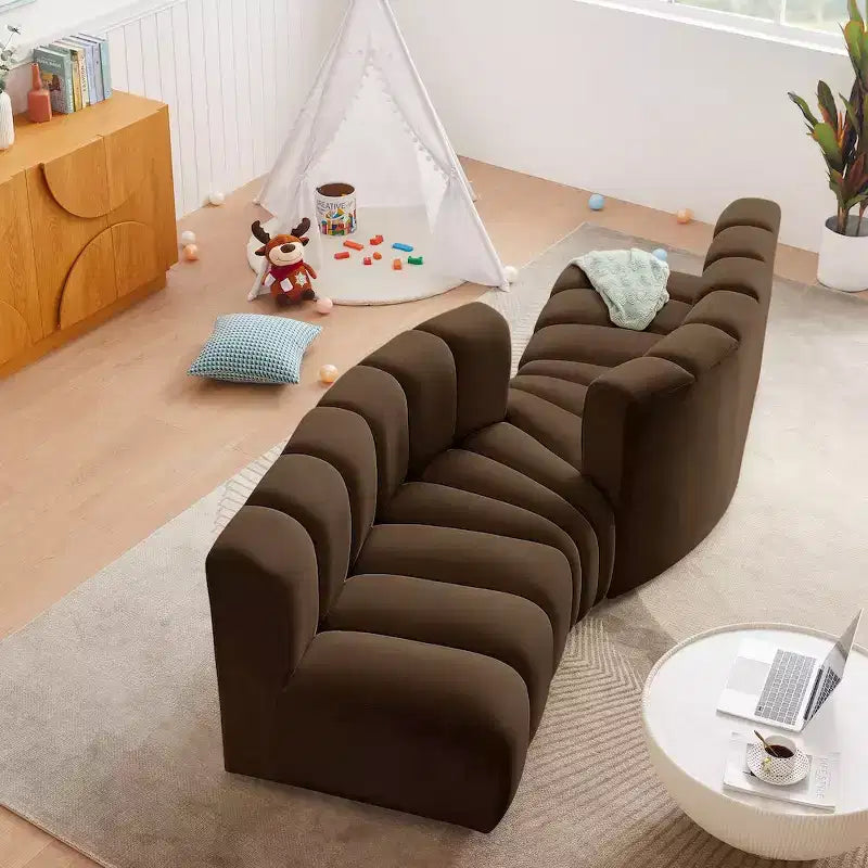 Meridian Furniture,Arc Velvet Modular Sofa