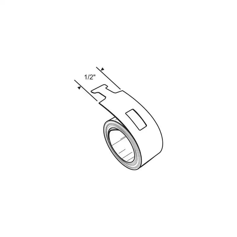 Brixwell 96BU-4 6.5 lb Constant Force Spring Universal Pocket 1/2 inch End Width Flat Coiled for Balance Systems
