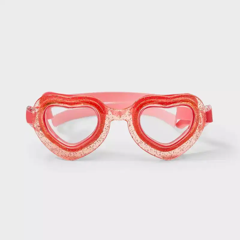 Girls' Heart Swim Goggles - Cat & Jack™ Pink