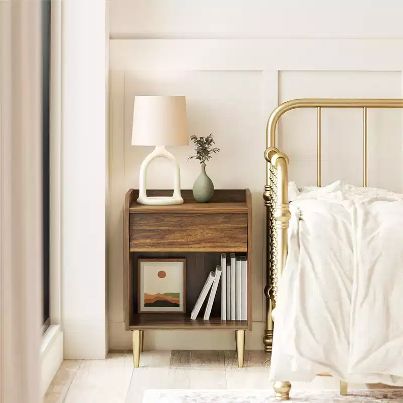 Max & Finn Remy Nightstand, Walnut