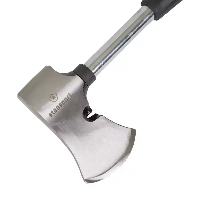 Stansport Forged Steel Rubber Handle Camp Axe 13 In