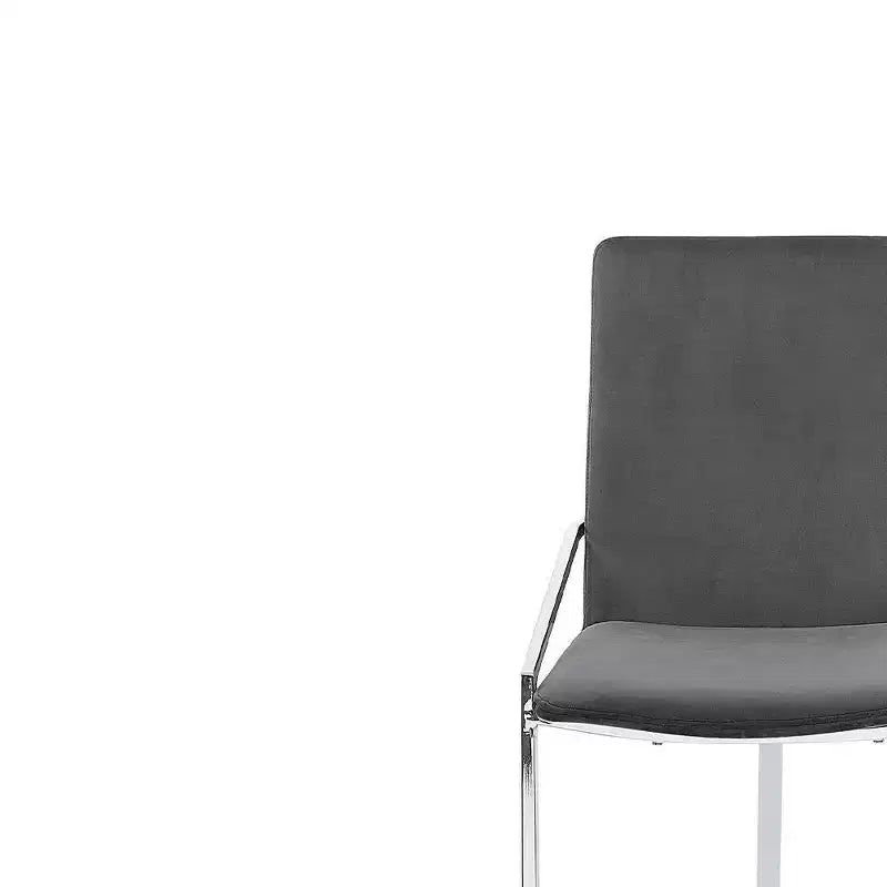 20" Zlatan Accent Chair: Chrome Metal Frame & Luxurious Velvet - Acme Furniture