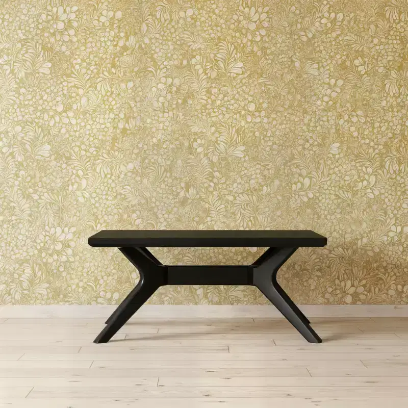 Cross Leg Rectangular Coffee Table (40in x 20in / 1020mm x 510mm)