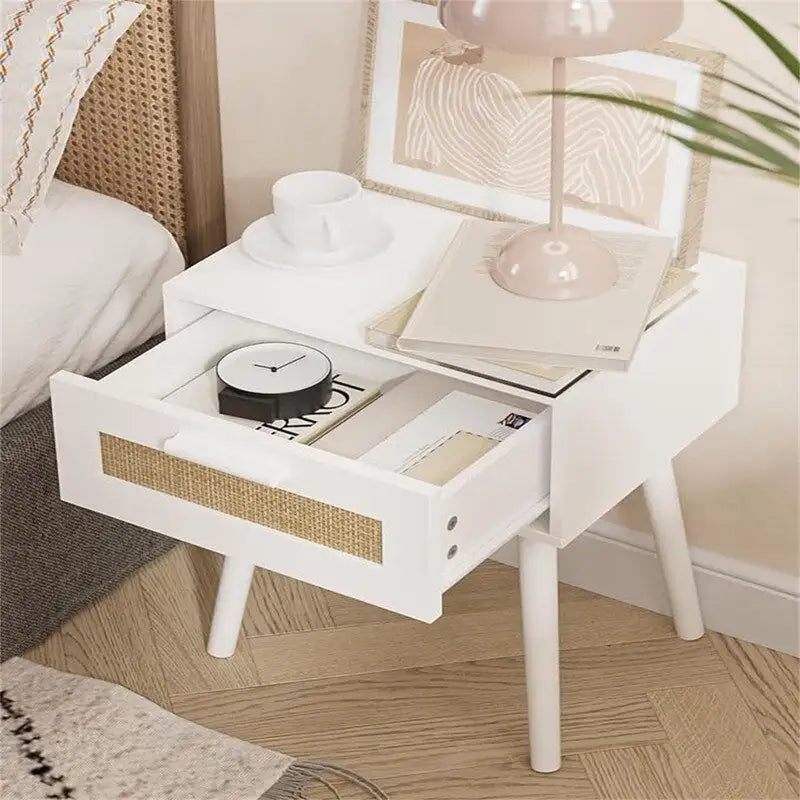 Bedroom Nightstands Wooden Night Stands - 11.81D x 15.35W x 19.69H