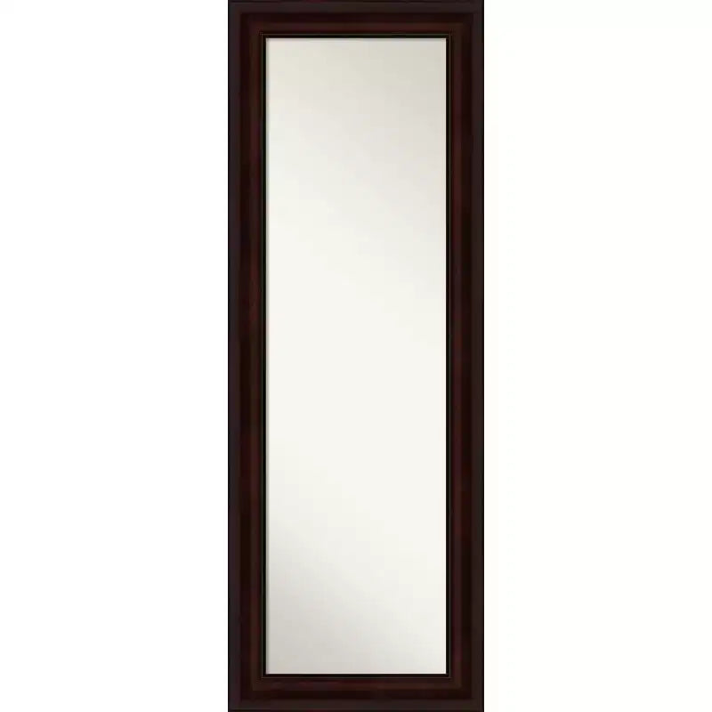 Full Length Door Mirror with Coffee Bean Brown Frame – 19
