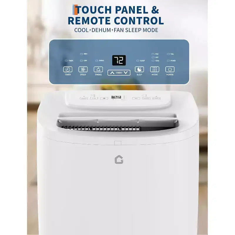14,000 BTU 3-in-1 Portable Air Conditioner - Cools Up to 700 Sq.Ft, 24H Timer, Remote Control for Bedroom & Office