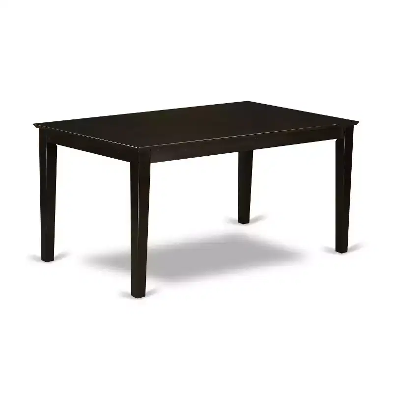 HomeStock Belmont Dining Room Set-Kitchen Table And Dining Chairs, Cappuccino