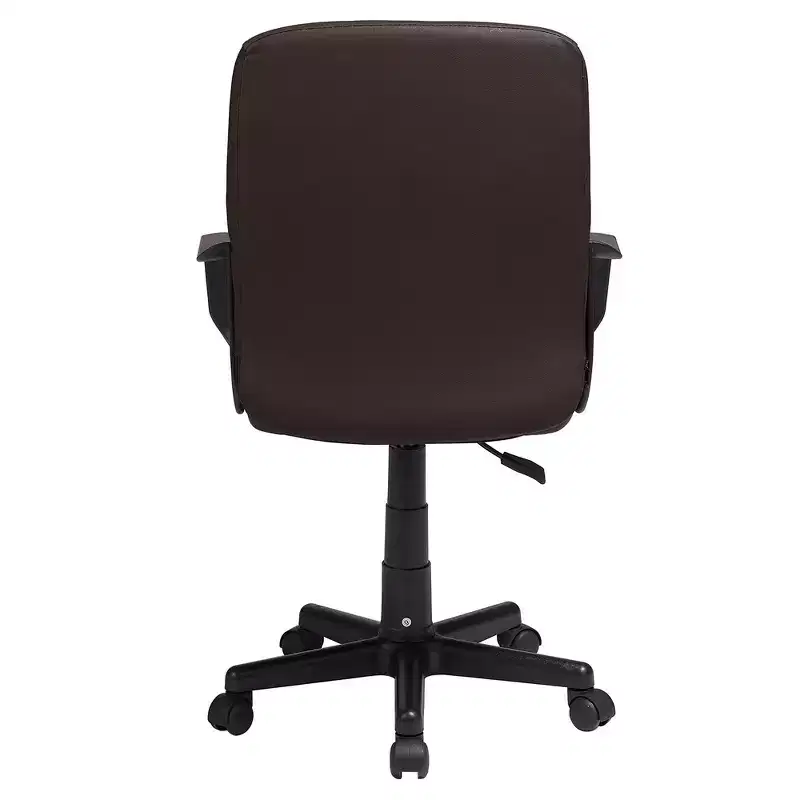 VECELO Home Office Desk Chair with Armrests, Mid Back Adjustable Height