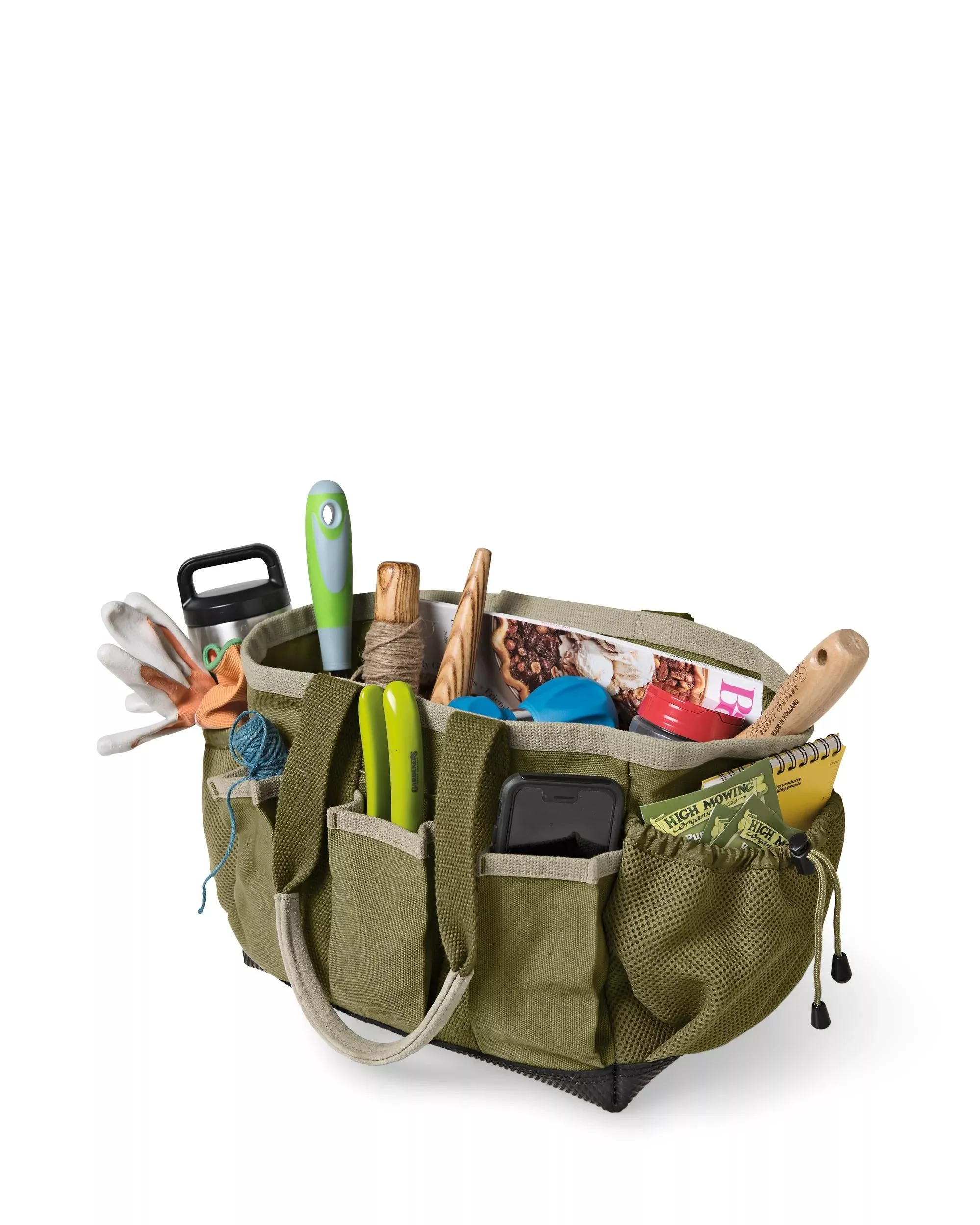 Puddle-Proof Garden Tool Tote Bag with Multiple Pockets