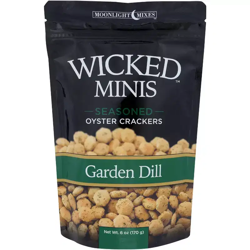 Wicked Mix Oyster Crackers Garden Dill - Case of 6 - 6 oz