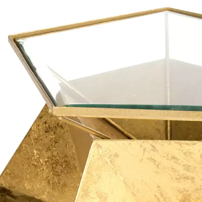 Iona Side Table - FOX3252A - Gold - Safavieh Couture