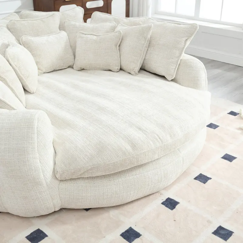 Comfortable Double Loaf Sofa Bed, Oversized Sofa Bed with Armrests