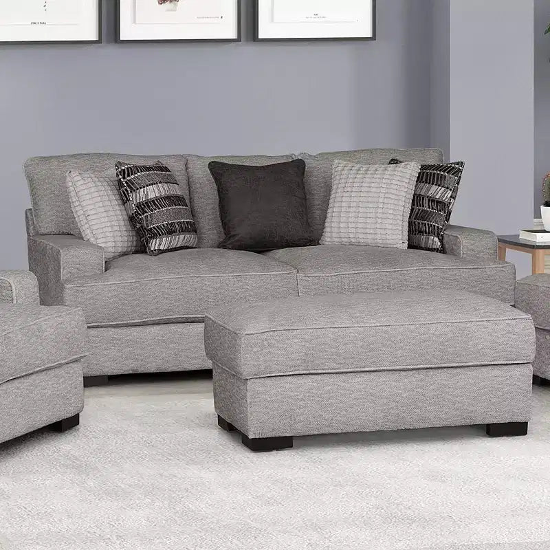 HOMES: Inside + Out Trikwin 96 Beige T Seat Cushion Gray
