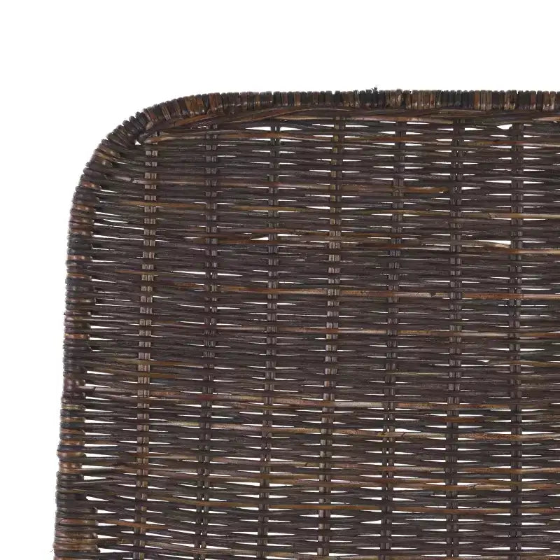 Weaved Rattan Counter Stool Set of 2