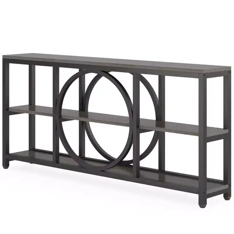 Lantine 70.9 inches 3-Tier Extra Long Console Table