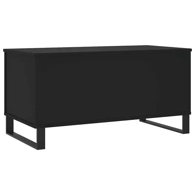 vidaXL Coffee Table White Engineered Wood, Metal Medium Coffee Table