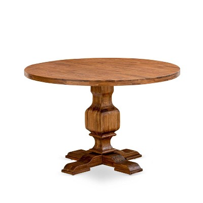 HomeStock 3-Piece Sand Blasted Black Finish Solid Wood Top Dining Table with 2 Chairs