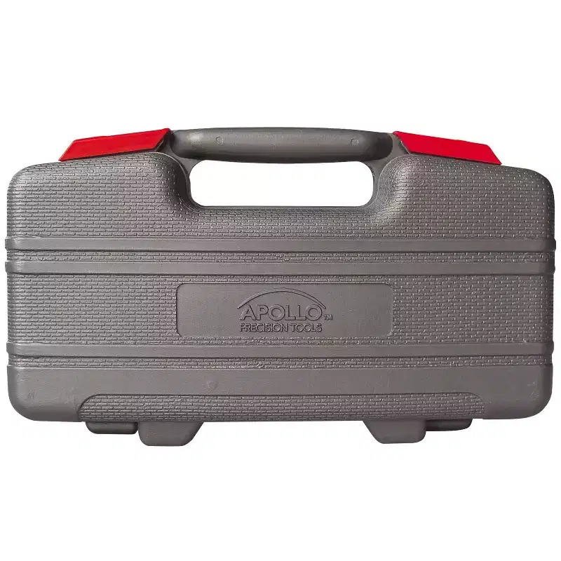 Apollo Tools 39pc DT9706 General Tool Set Red: Small Basic Tool Set with Comfort-Grip, Easy Storage, Lifetime Warranty