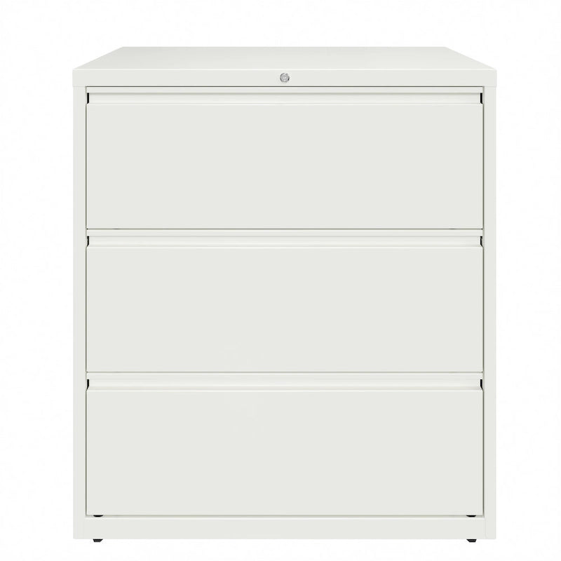 36-inch wide three-drawer chest of drawers, classic blue