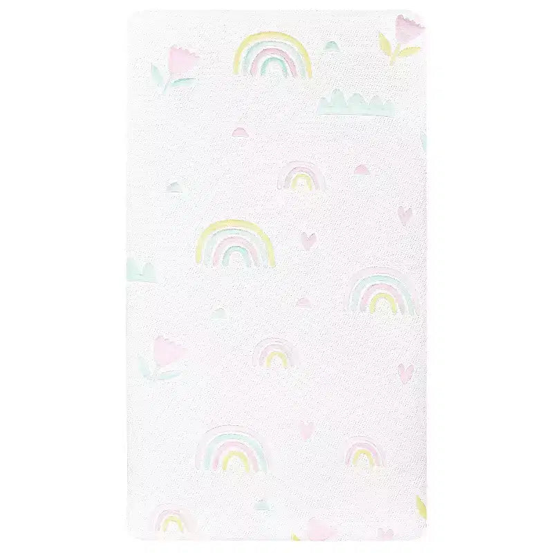 Dream On Me 150 Coil Inner Spring Over the Rainbow Crib and Toddler Mattress - Rainbow: Hypoallergenic 2-Stage Design