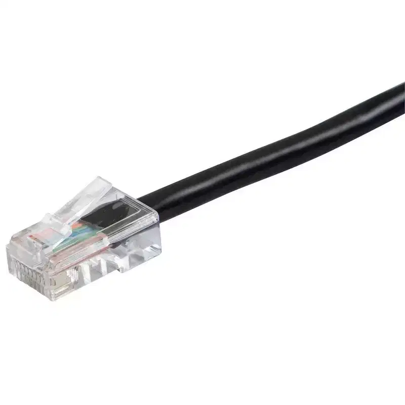Monoprice Cat6 Ethernet Patch Cable - 50 Feet - Black | Network Internet Cord - RJ45, Stranded, 550Mhz, UTP, Pure Bare Copper Wire, 24AWG - Zeroboot