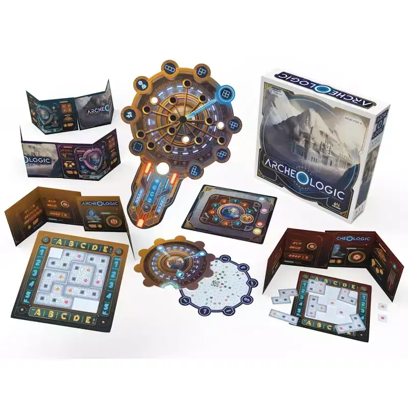 Ludonaute: Archeo-Logic - A Competitive Deduction Board Game,Ages 12+
