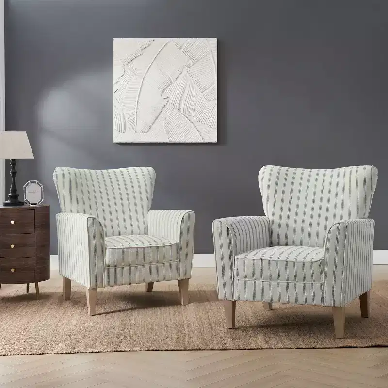 Set of 2 Rachel Armchair with Special Arms| ART OF LIVING DESIGNS