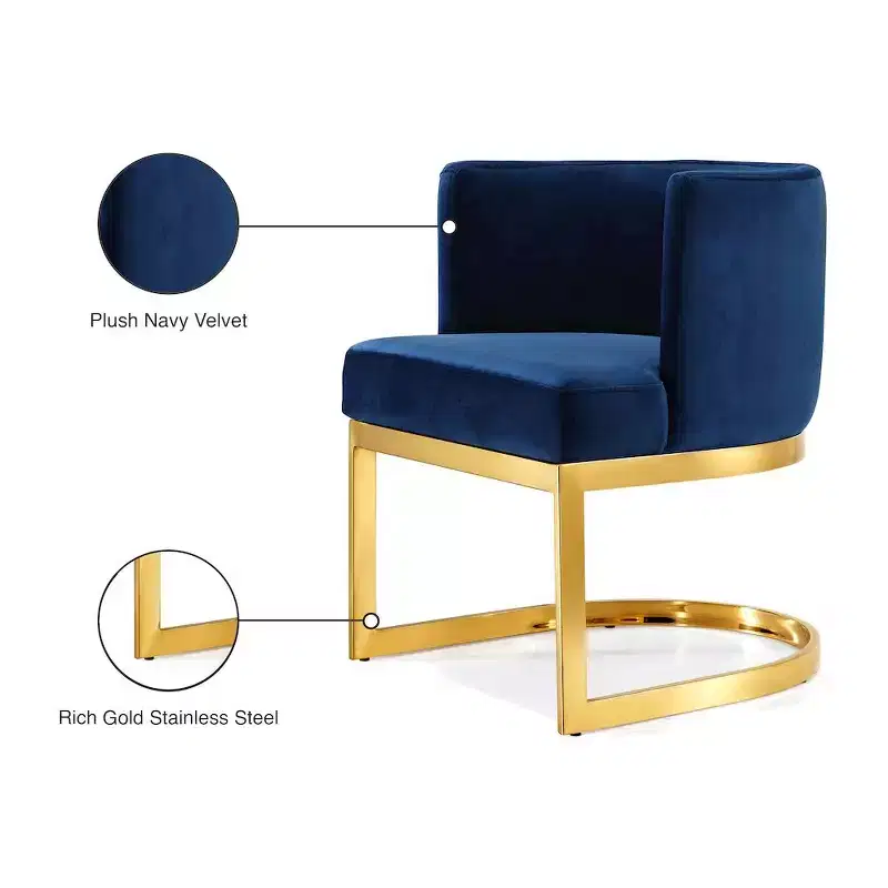 Meridian Furniture,Gianna Velvet Dining Chair