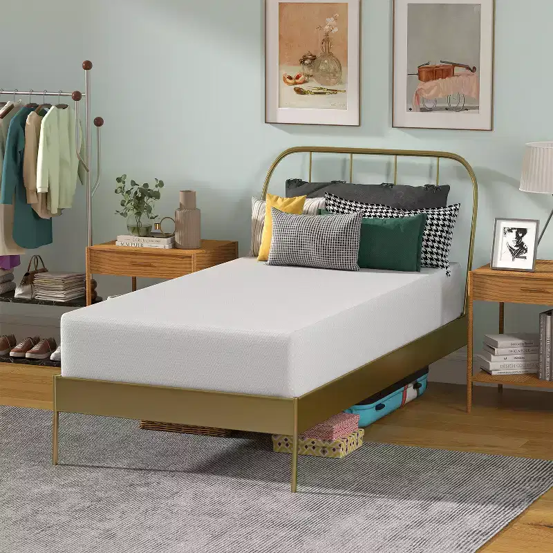 10 Inch Green Tea Memory Foam Mattress Cooling Gel Infused Mattress Medium Firm Mattresses