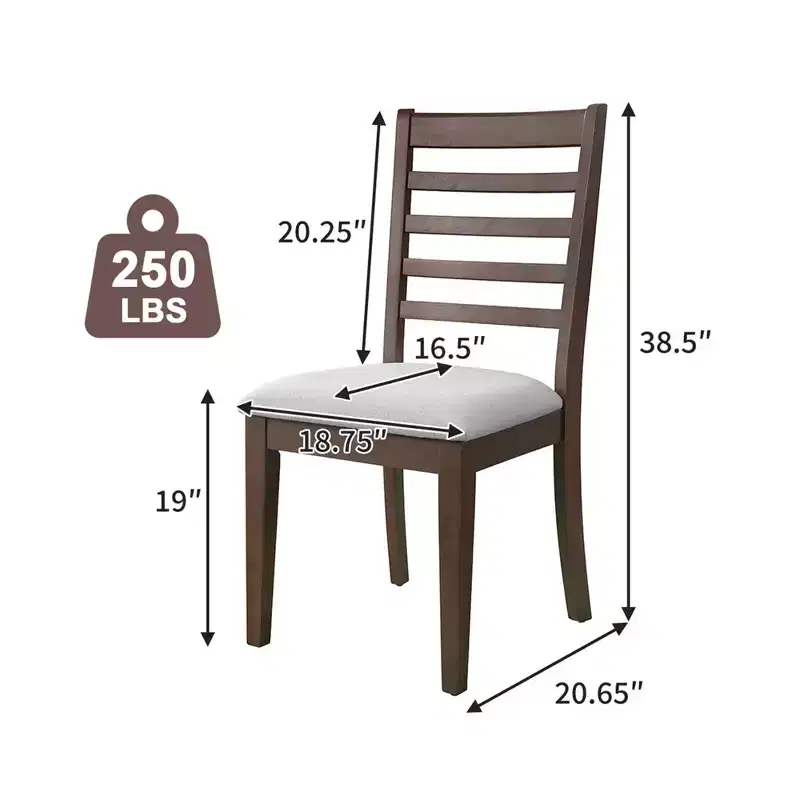 MAYEERTY 7-Piece Extendable Dining Set, 78 Rustic Table & 6 Chairs