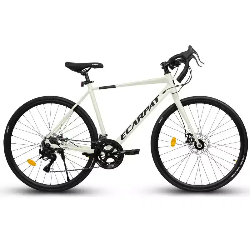 Whisen Road Bike, Lightweight Aluminum Frame, Disc Brakes, 16-Speed, Fast Acceleration, Suitable for Men and Women