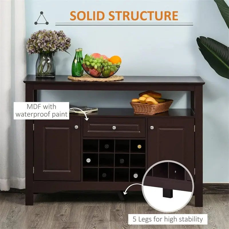 Coffee Bar Cabinet - 15.75D x 45.75W x 32.5H