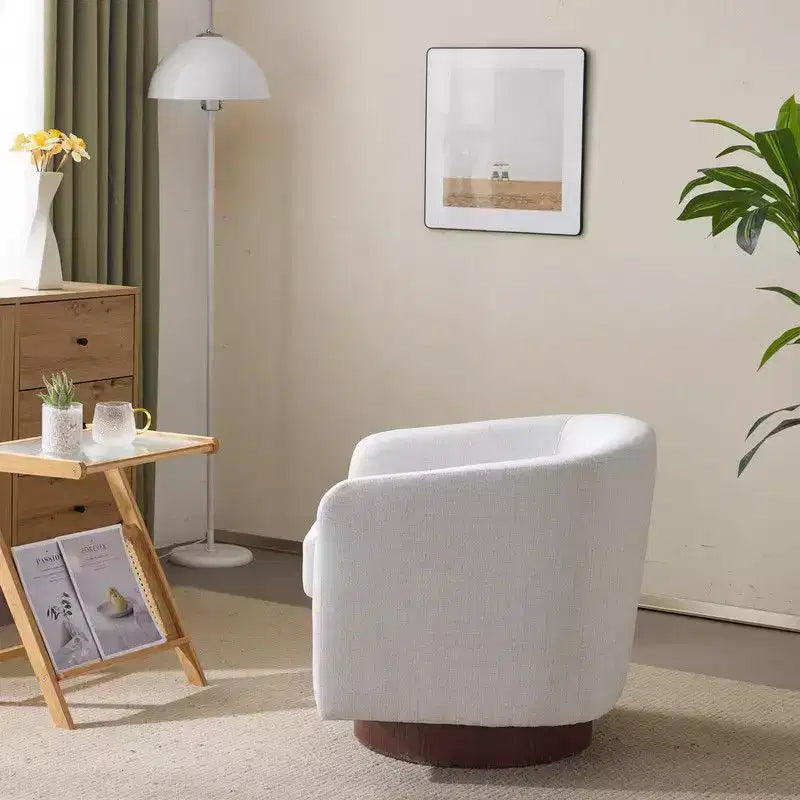Living Room Swivel Barrel Accent Chair
