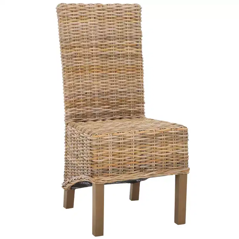 Pembrooke 19 H Rattan Side Chair (Set of 2) - FOX6520 - Safavieh Couture