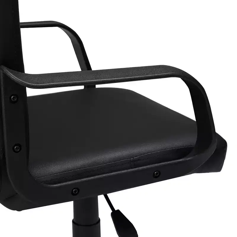 VECELO Home Office Desk Chair with Armrests, Mid Back Adjustable Height