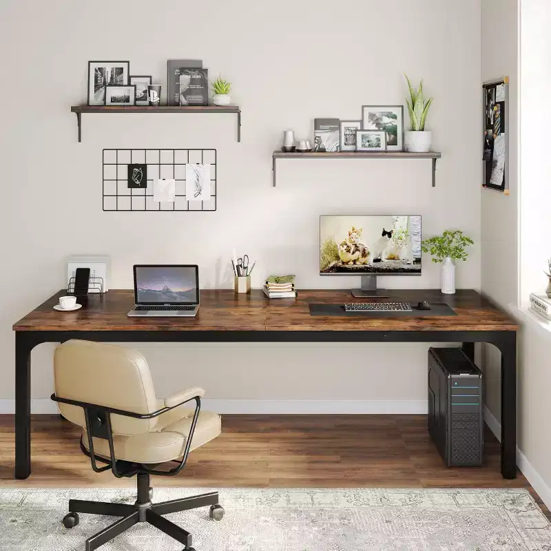 Lantine 78.7 Inches Extra Long Computer Desk