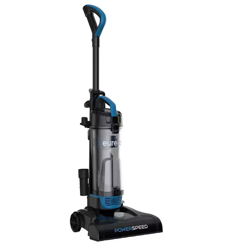 Eureka PowerSpeed Bagless Lightweight Powerful Upright Vacuum Cleaner for Carpet and Hard Floor, Blue