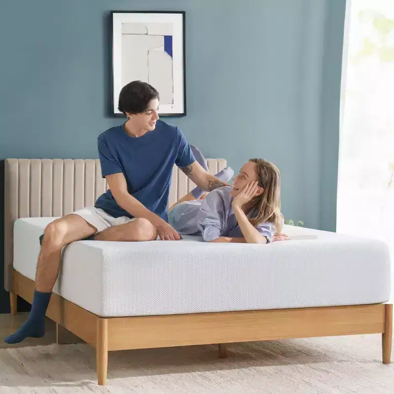 Zinus 10 Inch Green Tea Cooling Memory Foam Mattress, Queen, Fiberglass Free, Medium Firmness, Cooling Gel Foam, Certified Safe Foams & Fabric.
