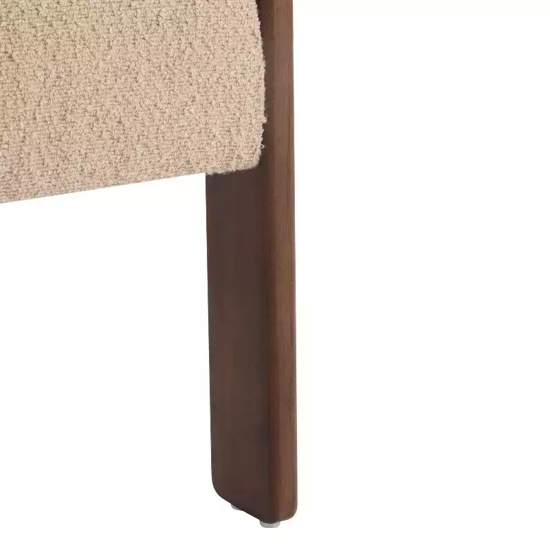 Christopher Knight Home Noah Modern Rubberwood Upholstered Accent Arm Chair